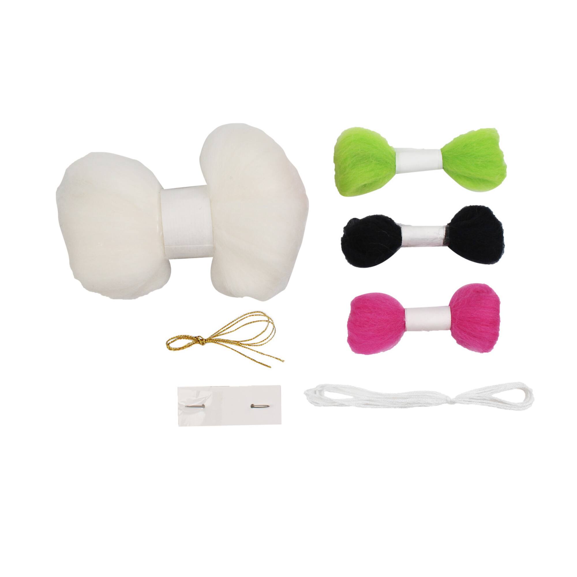 Strawberry Milk Needle Felting Kit by Loops & Threads®
